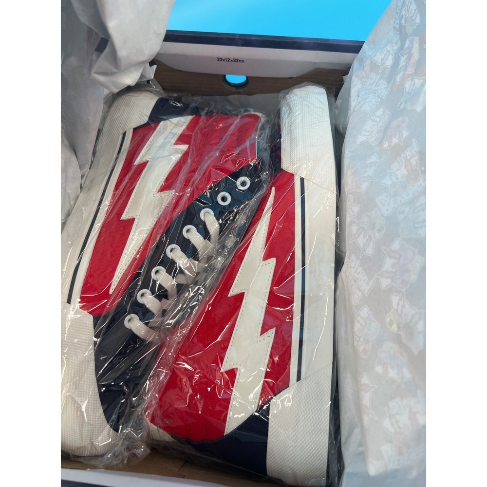 Revenge x Storm Vol 2 High Top Sneakers Red Dark Navy White Mens Size 9 RS-HT-RD